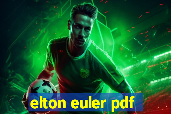 elton euler pdf